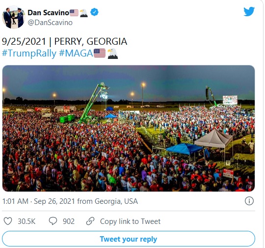 Trump in Perry, Georgia, September 25th