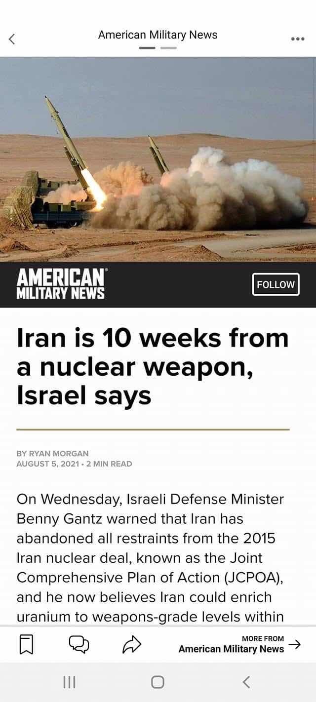 American Military News, Israel, Iran