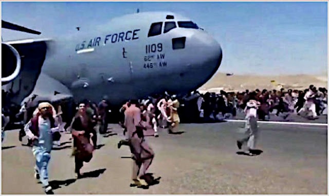 U.S. Air Force in Kabul Airport Afghanistan